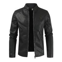 Chaqueta de cuero informal de talla grande para hombre, ropa de abrigo para otoño e invierno, nuevo estilo, abrigo de piel sintética cómodo, corte Regular - details 1