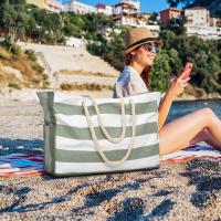 Bolsos de playa para mujer Bolso grande de playa impermeable Bolsos de playa con cremallera Bolso de piscina impermeable a prueba de arena Bolso grande - details 16