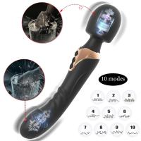 Consoladores potentes, vibrador de doble Motor de silicona, varita de gran tamaño, masajeador de punto G Av, juguete sexual para mujeres, estimulador de clítoris, adultos 18+ - details 3