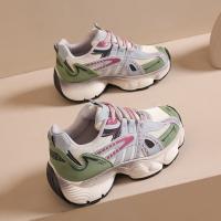 Zapatillas deportivas de suela gruesa para mujer, zapatillas casual slip-on, tenis planas, transpirables, cómodas y gruesas, invierno - details 8