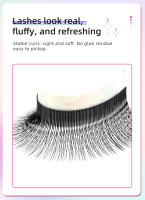 Yelix New 2D Volume Lashes Dark Brown Ultra-thin Y Lash Extension Lightweight Premade Fans Eyelash Extensions Single Tip 2D Y - details 8