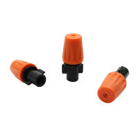 Boquilla de pulverización de 6mm, pulverizador ajustable naranja, 50 piezas, para Agricultura, Riego de jardín, invernadero, nebulizador - details 0