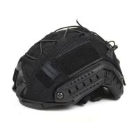 Accesorio de capucha para casco táctico de camuflaje, con cordón elástico - details 9