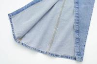 TRAFZA-chaqueta vaquera de manga larga con botones para mujer, abrigo de cintura alta, conjuntos de vestido con abertura frontal, Estilo Vintage, verano, 2023 - details 12