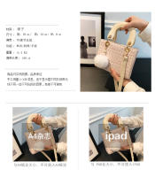 Bolso Cruzado de Moda para Mujer de Alta Gama Primavera-Verano 2025 Bolso de Lana Tendency para Organizadores de Maquillaje y Belleza - details 2