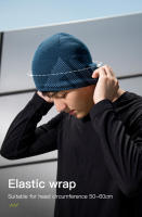 M39 gorro de punto deportivo para hombre y mujer, gorro de lana cálido, forro de terciopelo para correr, trotar, ciclismo y esquí, Invierno - details 5