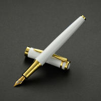 Pluma de caligrafía de metal de lujo, puntas de tinta estacionarias para oficina y escuela, pluma estilográfica de 0,38 mm, 0,5 mm, 1,0 mm, logotipo personalizado, regalo con nombre - details 9