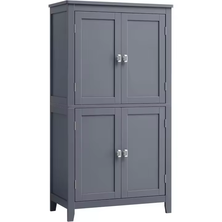 Cocina Almacenaje 2 Cajones y 2 Puertas Estante Regulable 30 x 60 x 110 cm Blanco BBC551P31 - 1