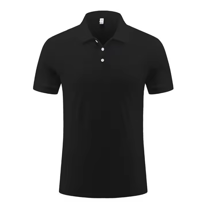 25 NOVEDAD DE VERANO camiseta para hombres de mediana edad y jóvenes Casual de negocios suelta cómoda de manga corta - 1