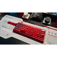 Llama roja dragón tecla PBT sublimación de cinco lados + PC transparente doble hechizo rojo transparente adecuado para teclado mecánico eje magnético (teclado no incluido) - details 3