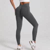 Body deportivo con espalda en V para mujer, pantalones de entrenamiento, yoga, PIESS, levantamiento de cadera, silueta elástica - details 23