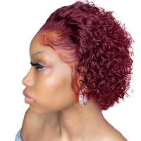 Pelucas cortas de corte Pixie para mujer, peluca de cabello humano de estilo africano para fotografía, uso en escenario - details 3