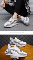 Zapatos deportivos corrientes de los hombres ocasionales antideslizantes respirables de la malla de la moda barata del logotipo de la marca 2024 - details 4