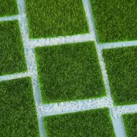 Alfombra de césped artificial, simulación de césped, escena rural en miniatura, bricolaje, decoración del hogar, jardín, plantas verdes falsas - details 4