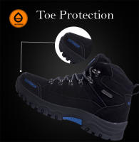 Botas de senderismo de alta calidad para hombre, zapatos de escalada cómodos para exteriores, botas de Trekking casuales deportivas antideslizantes, impermeables de gamuza - details 5