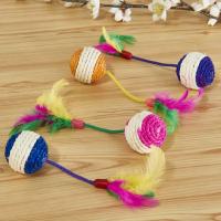 Juguete Interactivo de Sisal para Gatos Bola de Afilado para Gatitos Suministros de Mascotas - details 3