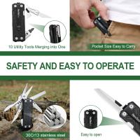 NexTool-cuchillo multiherramienta de bolsillo E1, cuchillo plegable 10 en 1, tijeras, alicates, sierra, senderismo al aire libre, Camping, equipo EDC, multiherramienta plegable - details 7