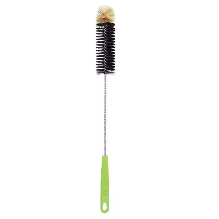Cepillo de limpieza de botellas de 40cm de largo, cepillo para botella de leche multifunción Suspensible, depurador de tazas Flexible y duradero, limpieza de vidrio - 1