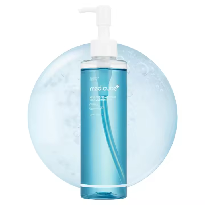 Hot medicube Zero Pore Blackhead Deep Cleansing Oil Desmaquillante para todo tipo de piel, Limpiador facial de humedad diaria, - 1