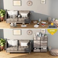Vestidor para dormitorio, unidad organizadora de almacenamiento con tela, marco de Metal, 12 cajones, vestidores y cofres de cajones para pasillo, entrada - details 21