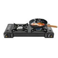 Cncest Estufa de Butano Portátil con Doble Quemador Placa de Horneado para BBQ con Pintura Antideslizante - details 12