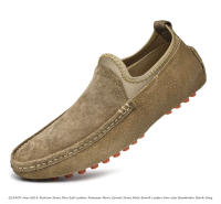 Mocasines transpirables de piel auténtica para hombre, zapatos informales, sin cordones, talla grande 38 ~ 49 - details 7