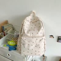 Mochila antirrobo de nailon a prueba de agua para mujer, bolso de hombro informal de gran capacidad para la escuela, mochila de viaje para adolescentes - details 10