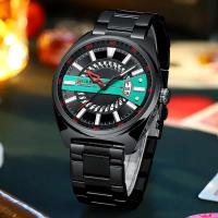 Reloj de Cuarzo CURREN 8403 Reloj de Tira de Acero con Calendario Estilo de Negocios y Ocio para Hombres Reloj de Pulsera de Cuero Automático - details 19