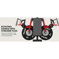 Mikolo Deltoid Shoulder Press hine, Elevación Lateral con Asiento y Respaldo Ajustables, Capacidad de Peso de 800 para la Parte Superior del Cuerpo hine - details 2