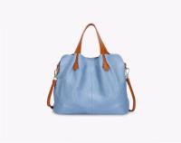 Bolso de piel auténtica para mujer, bandolera de hombro de diseñador de lujo, Color sólido, a la moda - details 11