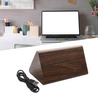 Reloj electrónico Triangular LED de madera, despertador Digital de temperatura y humedad, USB/AAA, Decoración de mesa de dormitorio - details 39