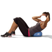 Bola de Yoga Extra gruesa, Bola de entrenamiento antiexplosión, pequeña, ejercicio para el embarazo, equilibrio de Fitness, entrenamiento en casa - details 1