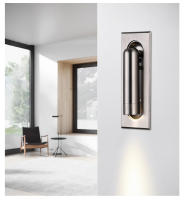 TOMAXIN-Lámpara LED de pared con interruptor integrado, accesorio para habitación de Hotel, estudio, dormitorio, cabecera, lectura, Europeo, Rectangular - details 2