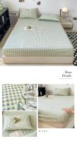 Sábana Ajustable de Cuadros Cubierta de Cama Amigable con la Piel Elástica para Chasco de Niñas y Niños Sin Funda de Almohada - details 15