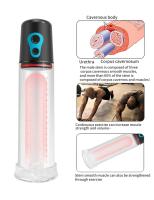 Leten eléctrico agrandar vacío agrandamiento automático extender bomba pene masturbador entrenador juguetes sexuales para hombre - details 3