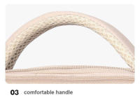 Bolsa de montañismo Bolsa de gimnasio para computadora portátil de 17 pulgadas Mujer de 15,6 pulgadas con múltiples compartimentos de almacenamiento Recomendado para uso diario y escolar Hecho de nailon - details 12