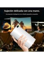 Proyector Android 4k LED de Alta Calidad Enfoque Corto, Resolución 720P, Audio Incorporado, WIFI, Tamaño de Pantalla Máximo 130