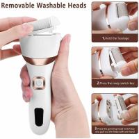 Removedor de callos de pie eléctrico recargable portátil profesional, regalo ideal para piel seca y agrietada, cuidado de los pies - details 5