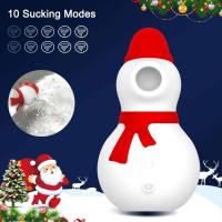 Leten Muñeco de Nieve Succionador de Clítoris Vibrador Juguete Sexual para Mujeres Adultos 18 Pezón Regalo de Navidad Clítoris Femenino Estimulador de Vacío Mamada Oral - details 2