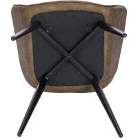 Cocina Tapizadas en Piel_sintética, Silla Ergonómicas con Respaldo y Brazos para Salón y Dormitorio, - details 3