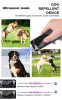 Repelente ultrasónico, dispositivo de entrenamiento antiladridos, repelente de perros recargable de alta potencia con linterna LED - details 6