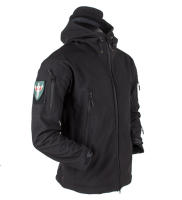 Chaqueta de Senderismo Impermeable para Hombres en Invierno-Otoño Abrigo Suave de Carcasa Táctica a Prueba de Viento con Capucha Ideal para Pesca, Acampar, Escalar - details 13
