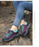 Zapatos de senderismo de marca para mujer, zapatillas de Trekking al aire libre, zapatos de viaje antideslizantes, transpirables, zapatos deportivos impermeables, zapatos de trabajo - details 11