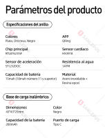 SANLEPUS R11C Anillo inteligente para hombres y mujeres con pantalla, que registra pasos, frecuencia cardíaca, calorías, sueño y estrés 24/7, incluye estuche de carga, aplicación QRing compatible con Apple y Xiaomi - details 12