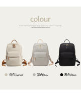 Mochilas Mochila para ordenador portátil para mujer Bolsas de viaje de negocios Mochila grande para portátil de 15 pulgadas Mochila urbana impermeable para viajeros Diseño de lujo Tela Oxford impermeable Tela duradera - details 2