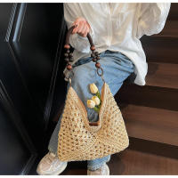 Popular Beach Vacation Nuevo bolso de hombro tejido versátil para mujer, bolso portátil. - details 24