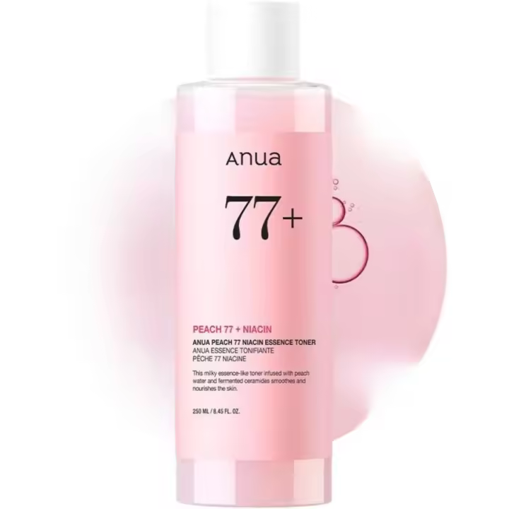 Anua People 77 esencia Tónico 250ml Niacinamida, pantenol y lentejuelas - 1