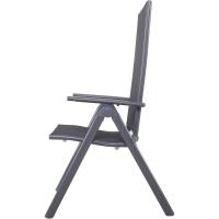 Silla plegable de aluminio Korfu, 67 x 59 x 113 cm, Carbón - details 55