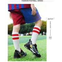 Zapatos de fútbol con tacos de marca para niños, botas de fútbol cómodas, zapatillas de fútbol sala juveniles para niños y niñas, zapatos de entrenamiento atléticos - details 12