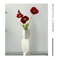 Flor de simulación flocada, flor de seda, flor falsa, salón de bodas, decoración del hogar - details 3